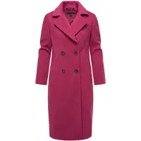 NAVAHOO Damen Mantel Sternlein im Trenchcoat-Stil