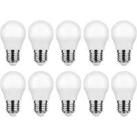 Modee Lighting E27 LED Kugellampe P45 7W 700lm 6000K Tageslichtweiß 10 Stück