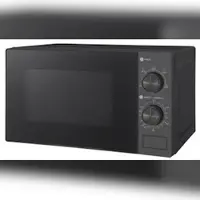 Aro Mikrowelle mit Grill MW25720G, Stahl/Glas, 44 x 34 x 25.8 cm, 20 L, mit 1000 W Leistung, mit Glasdrehteller