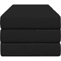 vidaXL Klappsofa Bett 120 x 67 x 45 cm Schwarz
