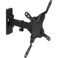 TooQ LP2042TNL-B - Schwenk und neigbare Wandhalterung für Monitor/TV/LED von 13 "bis 42", bis 20 kg Gewicht, Abstand zur Wand 60mm bis 190mm, Neigung