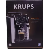 Krups Sensation C90 EA910E, Espressomaschine, 1,7 l, Kaffeebohnen, Eingebautes Mahlwerk, 1450 W, Aluminium, Schwarz