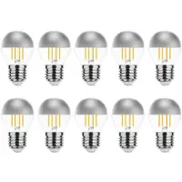 Modee Lighting E27 LED Filamentlampe P45 4W 400lm 2700K Warmweiß 10 Stück