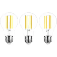 Modee Lighting E27 LED Filamentlampe A60 4,2W 470lm 2700K Warmweiß 3 Stück