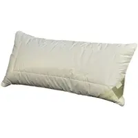 TRAUMSCHLAF BIO-Hanf-Kissen Schurwollkugel 40x80 cm