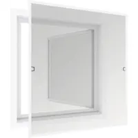 Windhager Insektenschutz Spannrahmen für Fenster PLUS FLAT weiß 100x120 cm