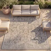FRAAI In - & Outdoorteppich - Bloom Oriental Taupe 200x290 cm