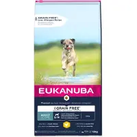 Eukanuba Grain Free Adult Small Medium Chicken 12 kg getreidefreies Futter für kleine und mittelgroße Hunderassen mit Huhn