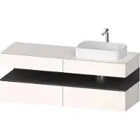 Duravit QA4778049840010 QAT KWTU WH Ek. 1600x550x600 Wß Smt