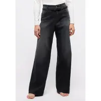 ANGELS Relax-fit-Jeans "LIZ CITY" weite Passform, mit integriertem Gürtel, aus Baumwollmischung