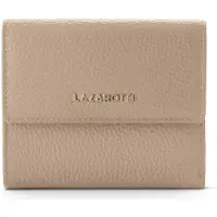 Lazarotti Leder Geldbörse Bologna Leather Wallet With 8 Card Slots Sand beige