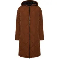 Oxmo OXStanca Damen Steppmantel Wintermantel Winterjacke gefüttert mit Kapuze Eingrifftaschen Regular fit