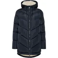 Oxmo OXNaara Damen Steppmantel Wintermantel Winterjacke gefüttert mit hochabschließendem Kragen