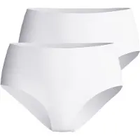 Calida Slip Casual Bequem sitzend Sleek Skin Midi Slip 2P