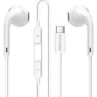 Avizar Mayaxess, USB-C Kabelkopfhörer mit Mikrofon für Google Pixel 10 Pro, Weiß