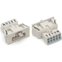 Wago 890-735 Snap-In-Stecker,5-polig,Kod. A,weiß 890735 - 50 Stück
