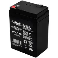 Xtreme Gel Akku Batterie 6V 4Ah 4 Ah Gelakku Ersatzakku Battery Wartungsfrei
