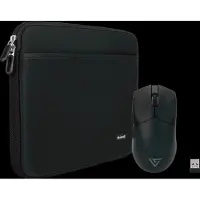 BlueBuilt Laptophülle Breite 36 cm 15-16 Zoll L Schwarz + Vortech Pro Gaming-Maus