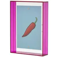 Möbel Kraft Bilderrahmen , rosa/pink , Kunststoff,Acryl , Maße (cm): B: 10 H: 15