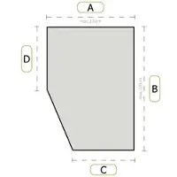 BETTWARENSHOP Spannbettlaken mit Ecke links nach Maß Ultra-Stretch Jersey | apfel - grün