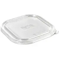 Biopak 320x DUNI Brick Deckel Large 1200 ml Transparent
