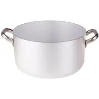 PENTOLE AGNELLI hohe Kasserolle ø 50 professional, aus reinem Aluminium, 2 Griffe aus Edelstahl