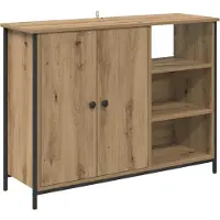 vidaXL Sideboard Artisan-Eiche 100 x 33 x 75 cm Holzwerkstoff