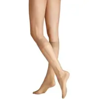 Hudson Damen Kniestrümpfe Simply Shine 15 DEN 2er Pack - beige - 40|42|39|41