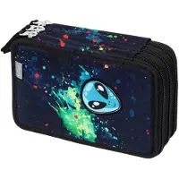 Baagl Schüler-Etui Chill mit 3 Reißverschlüssen