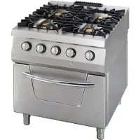 Maxima Premium-Kochfelder - 4 Brenner - Doppeleinheit - Tiefe 90cm - Gas