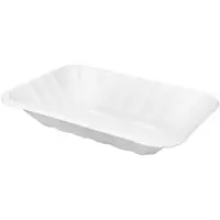 Monouso - Zuckerrohr-Tablett 17,5x13,2x3cm (250 Stück)