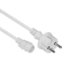 Silver winglinks Netzzuleitung, weiß, 230V/720W, L 1500