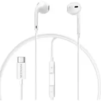 Avizar Mayaxess, USB-C In-Ear Kopfhörer mit Mikro für Galaxy S25 Ultra, Weiß