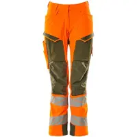 Mascot Damen-Hose mit Knietaschen 19078-511-1433 Gr. 82C54 hi-vis orange/moosgrün