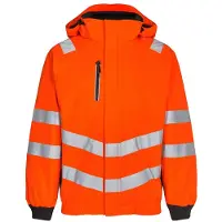 Engel Warnschutz Pilotenjacke Safety 1246-930-1079 Gr. L orange/anthrazit grau