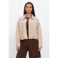 Grace & Mila Damen Jacken Ss26111017 - Beige - Größe XL
