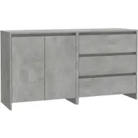 Helloshop26 - Buffet Sideboard Kommode Kleiderschrank Aufbewahrungsmöbel Organizer für Küche Wohnzimmer Lounge 2er-Set 02_0036878