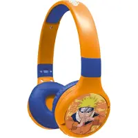 Lexibook Naruto 2-in-1 Kinder-Kopfhörer Bluetooth & Kabel mit Mikrofon, Steuertasten, faltbar, verstellbar,langlebiger Akku, kabellos & kabelgebunden
