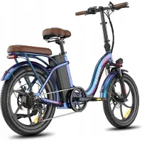Fafrees F20+ Pro Faltbares Elektrofahrzeug 25 KM/H 36V 25Ah Akku SHIMANO 7-Gang-Schaltung 120 km Reichweite Blau