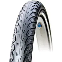 Deli Tire Fahrradreifen SA-206 Drahtreifen 24 x 1,75 mit Reflexstreifen Schwarz