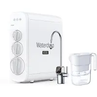 Waterdrop WD-G3P600 Umkehrosmose-Wasserfiltersystem, einschließlich 1 WD-PT-05W Elfin Kühlschrank Wasserfilterkrug