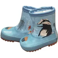 Maximo Jungen Gummistiefel gefttert Dachs, Gre:21, Przise Farbe:Denim Blue