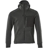 Mascot Kapuzensweatshirt mit Reißverschluss ADVANCED Schwarz Schwarz L - 17384-319-09-L - Schwarz
