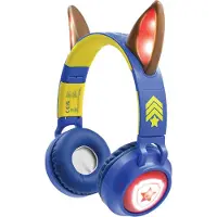 Lexibook Paw Patrol 2-in-1 Kinder Kopfhörer Bluetooth & Kabel, mit leuchtenden Ohren, Mikrofon, SD-Karten, faltbar, verstellbar, sicherer Klang 85 dB