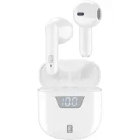 Cellularline In Ear Kopfhörer Bluetooth 5.0 HiFi-Stereokopfhörer mit Ladekoffer - Gesamtautonomie von 15 Stunden Aufladen 2 Stunden - Reichweite 10 Mt - Universal
