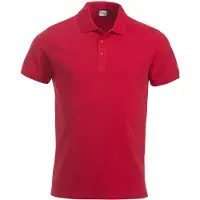 Clique Polo-Shirt Classic Lincoln, rot, Uni-Größe: 2XL