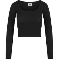 Urban Classics Longsleeve "Ladies Rib Jersey Wide Neck Longsleeve" 1 Stk.