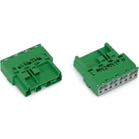 Wago 770-1334 Stecker,4-polig,Kod. Q,grün 7701334 - 50 Stück