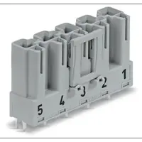 Wago 770-815 Stecker für Leiterplatten,gerade,5-polig,schwarz 770815 - 50 Stück