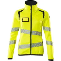 Mascot Damen Fleecepullover mit Reißverschluss ACCELERATE SAFE Hi-vis Gelb / Schwarzblau XXL - 19153-315-17010-2XL - Hi-vis Gelb / Schwarzblau